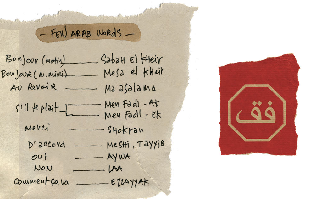 Comment adopter un langage commun. Illustration d'un lexique issues du carnet de voyages "Vers le Sud" de Joël Alessandra