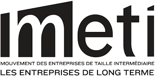 Logo du METI, Mouvement pour les entreprises de taille intermédiaire, partenaire d'Adrien Stratégie pour son étude sur la pérennité des entreprises